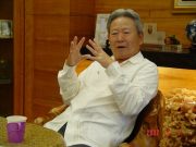 楊敏盛學長正在回答我們的問題•••
